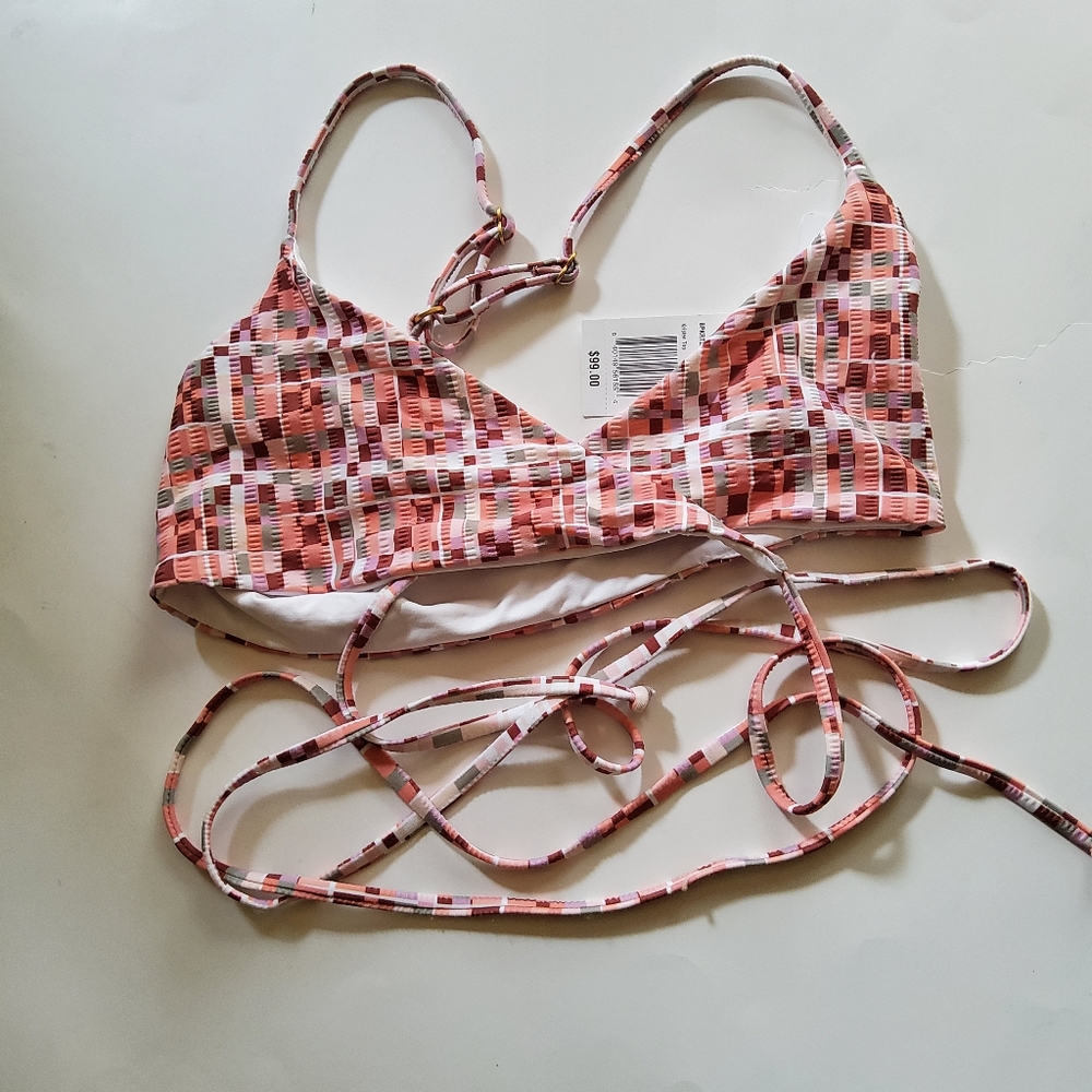 L*SPACE Kristen Bikini Swimsuit Top Size M New - Picture 5 of 14